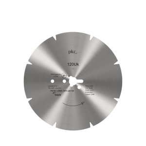 Rond mes voor döner / gyrosmes Tandir Ø 120 mm – PREMIUM inkeping
