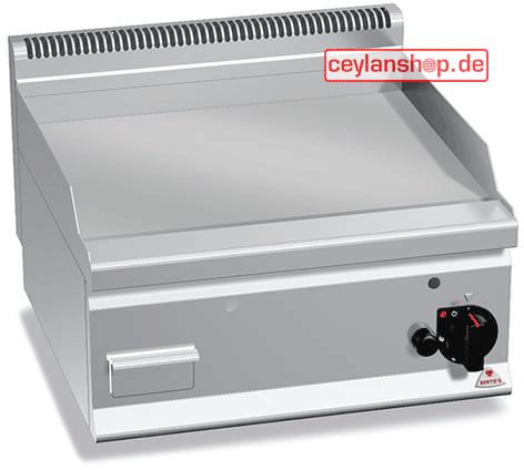 Elektrische bakplaat glad Bertos Plus 600 - Afbeelding 2