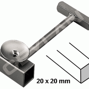 Onderste schuifmof 2 cm voor Potis en CEYLAN (Dönergrill) roestvrij staal