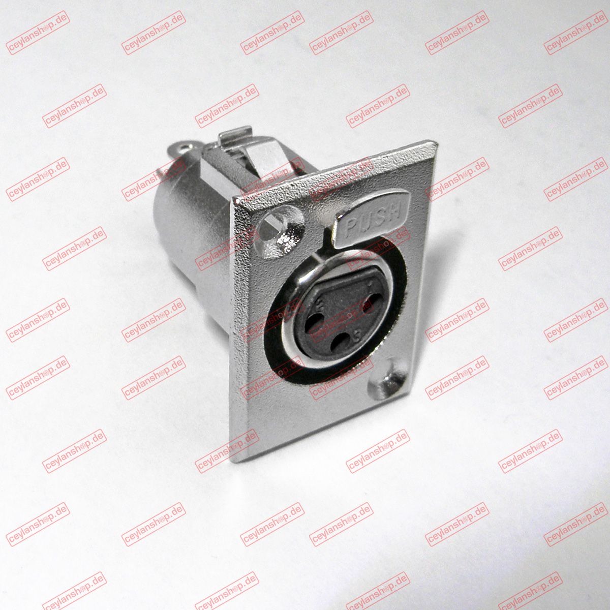 Uitlopende inbouwbus 3-polig voor netvoeding (NG 3-4) nieuw NR 2048-0001 - Afbeelding 2