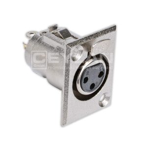 Uitlopende inbouwbus 3-polig voor netvoeding (NG 3-4) nieuw NR 2048-0001