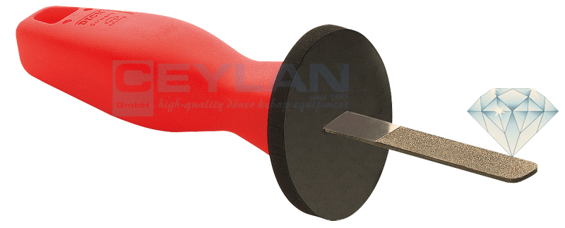 F. Dick slijper DiaReno – voor döner-/gyrosmessen, Ø 80–140 mm, diamond, premium