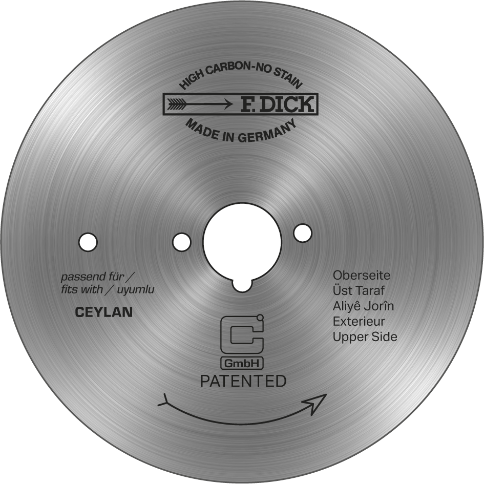 CEYLAN F. Dick rond mes Ø 80 mm – happy knife | PREMIUM