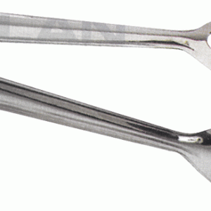 Döner- / serveertang halfopen roestvrij staal Solingen