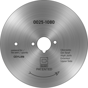 CEYLAN Devran GG Cirkelmes Ø 80 mm – Glad mes | Gemaakt in Duitsland