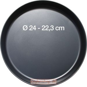 Pizzavorm, blauwstaal Ø 240 (220) mm x 25 mm