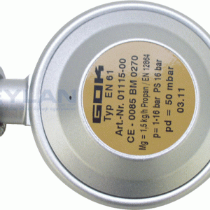 GOK drukregelaar 1,5KG/u "propaan" 50 mbar (outdoor)