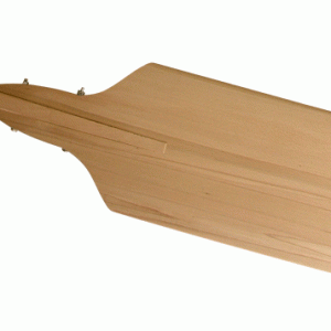 Pizza-/pide-/lahmacunschep, 22 × 85 × 90 cm, beukenhout, ovenschuiver met handgreep