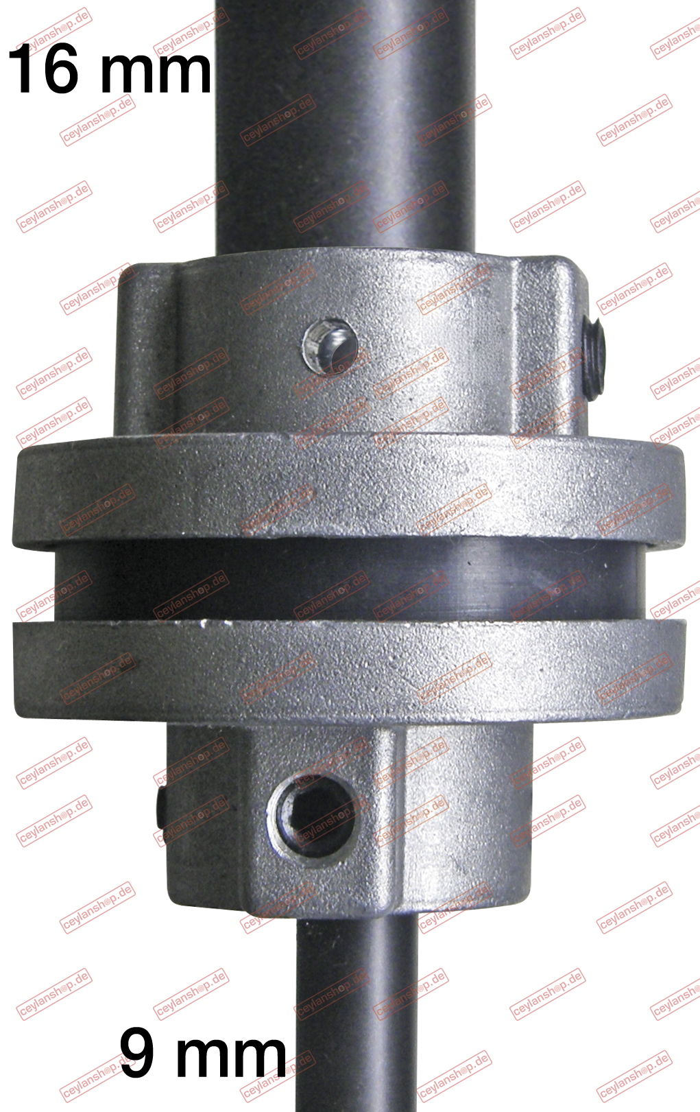 Koppelingsset voor Gurden dönergrill /16-9 mm