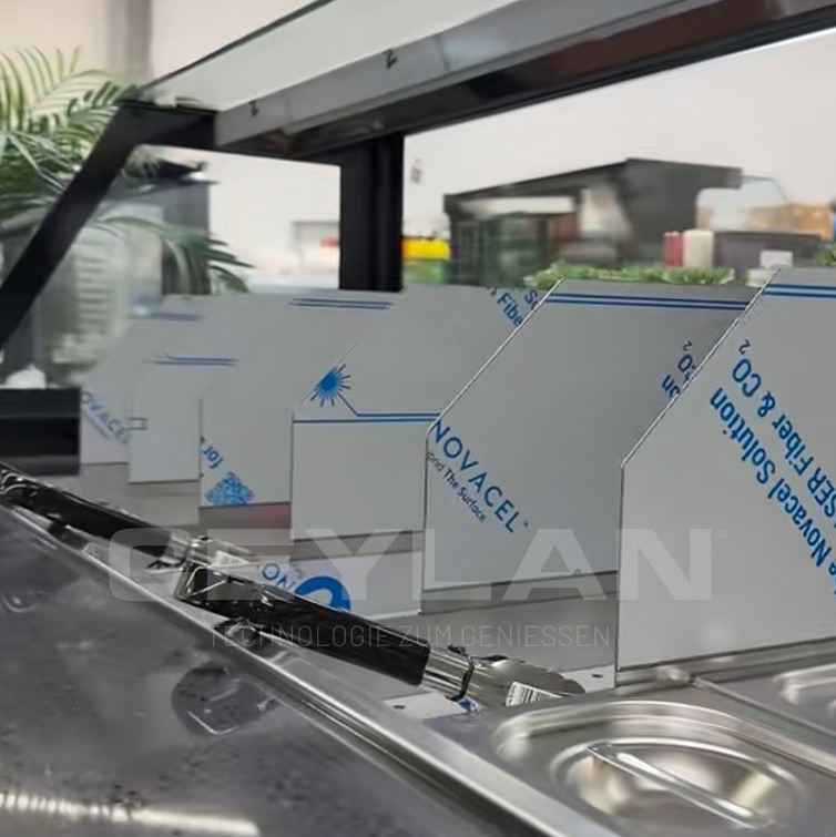 Scheidingswand voor saladebak 42 x 24 cm - Afbeelding 2