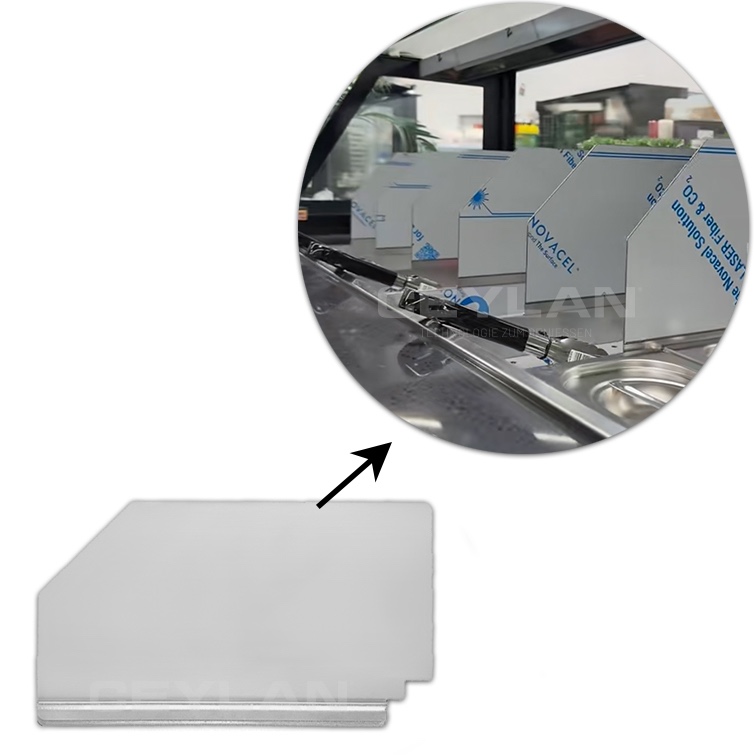 Scheidingswand voor saladebak 42 x 24 cm - Afbeelding 3