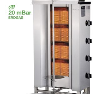 CEYLAN Dönergrill GO-D4 – aardgas 20 mbar