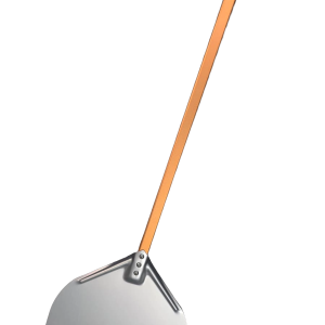 Pizzaschep 40 x 40 x totale lengte: 128 cm/van aluminium (2-delig)