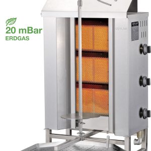 CEYLAN Dönergrill GO-D3 – aardgas 20 mbar