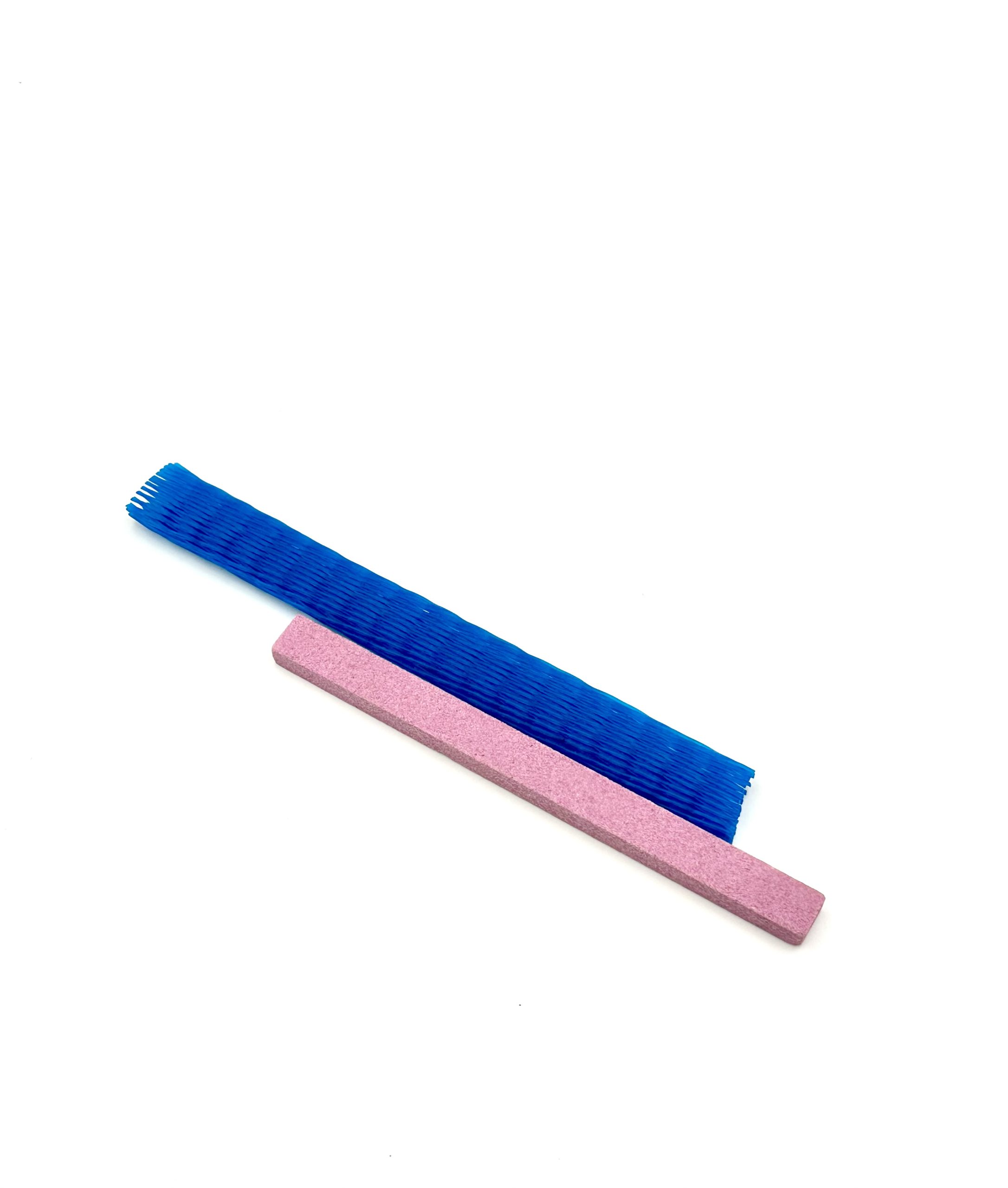 Slijpsteen met weefselbeschermslang voor döner- / gyrosmes - roze - Afbeelding 4