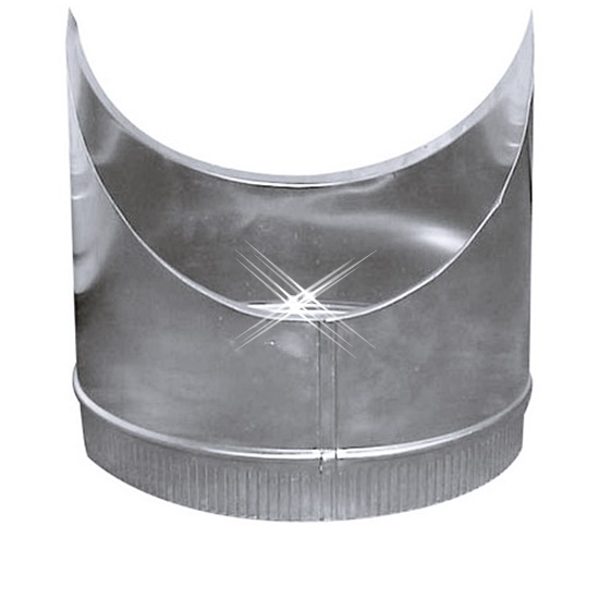 Aluminium zadelstuk 100 mm