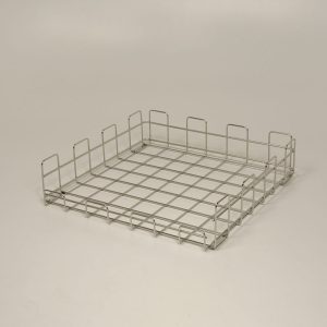 Standaard roestvrijstalen korf voor pannenwas