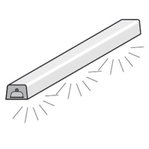 Verlichtingselement led, voor opbouw