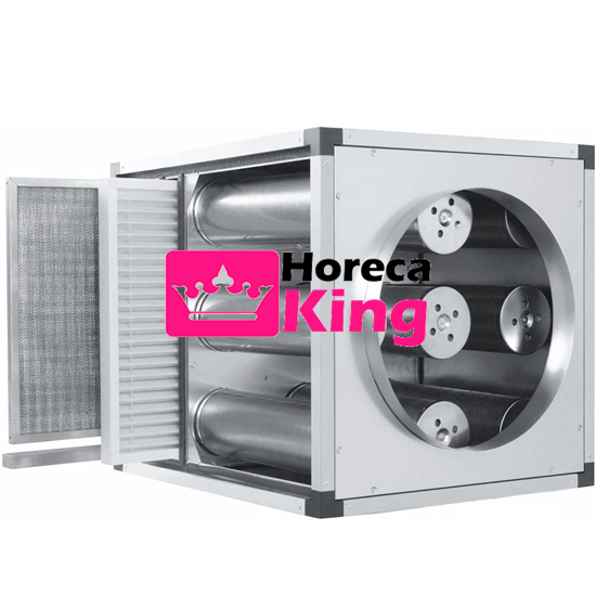 compacte geurfilterkast 1500 m3/h – zonder motor - Afbeelding 2