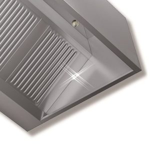 Doosmodel afzuigkap 2500x1100x400 mm