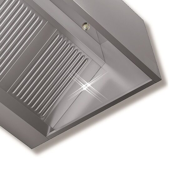 Doosmodel afzuigkap 2000x1100x400 mm