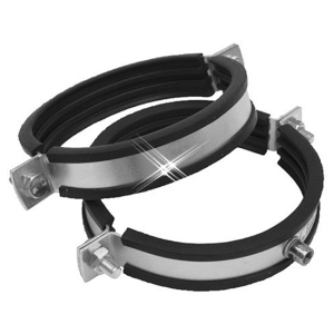 Ophangbeugel met rubber 100 mm