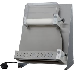 Pizzaroller Ø 420 mm, 2 rollen "Linear", in roestvrij staal