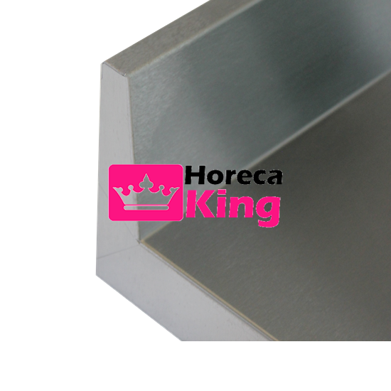 Rvs werktafel met afvalgat en rand 1800x700x900 mm - Afbeelding 2