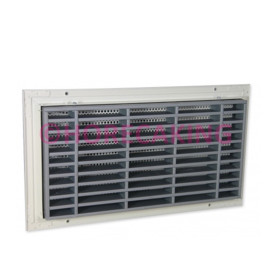 VENTILATIEROOSTER BRANDWEREND GE60K 250×250