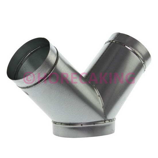 Y-STUK GALVA 45 GRADEN 560 MM