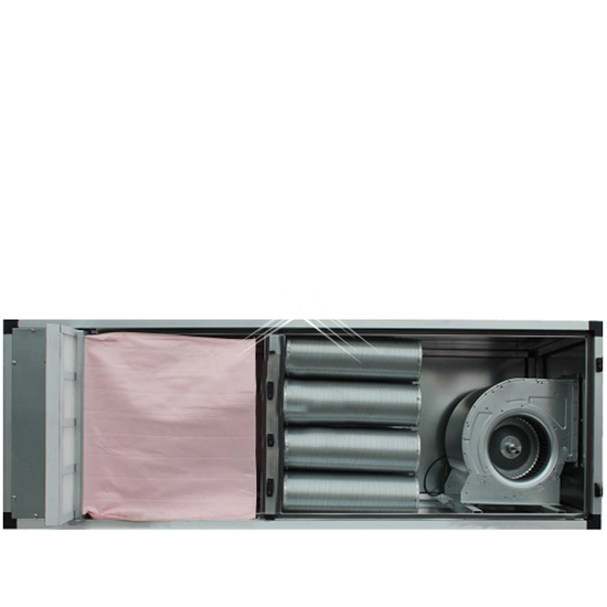 stalen geurfilterkast 2000 m3/h - Afbeelding 2