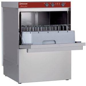 Glasswasher and dishwasher squared basket 450x450 mm