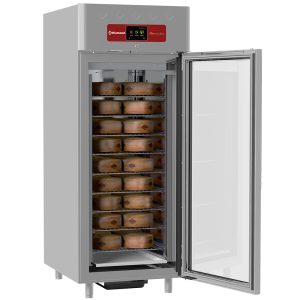 Ventilated maturation cabin fermenting aging for cheeses 850 liters, 1 glass door 20x GN 2/1