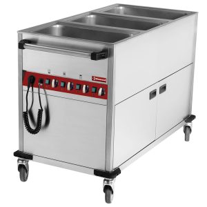 Heated trolley 3 GN 1/1 h 150 mm, 3 temperatures (on heating cabinet)