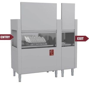 Dishwasher with traction drawn baskets 200Bas/H