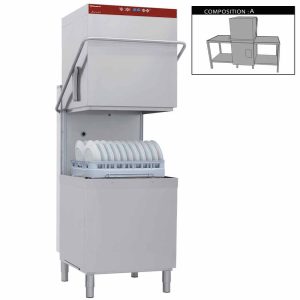 Hood dishwasher complete, consisting of :