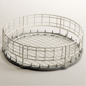 Basket for round glass Ø 350 mm - Rilsan