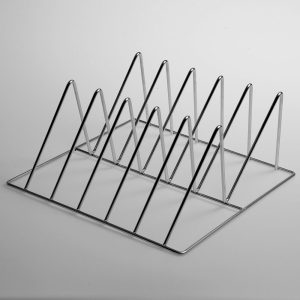 Stainless steel support 5 gastro trays, h65 mm