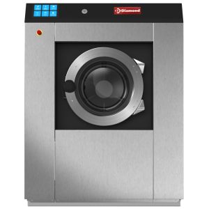 Washing machine with super spin-drying, 23 kg "stainless steel"