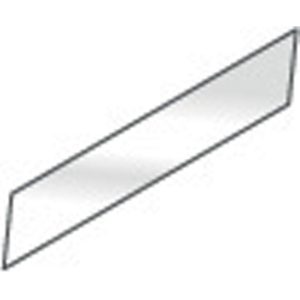 Front glass for superstructure