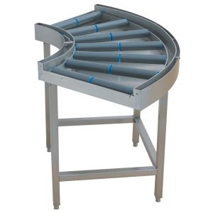 Curved roller conveyor 90°