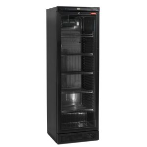 Ventilated display unit positive T°, 380 Lit, black