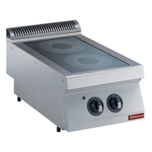 Electric vitroceramics cooker, 2 areas -TOP-
