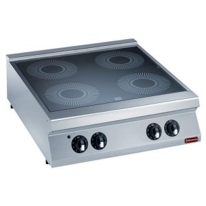 Electric vitroceramics, 4 cooking fields -TOP-
