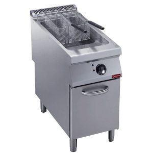 Electric fryer 1 basin "Y" 23 liters, external burners, on undercarriage