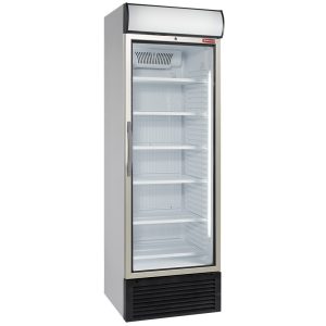 Ventilated positive T° display 500 liters, with light box