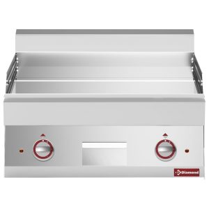 Flat electric cooking plate -Top- chrome
