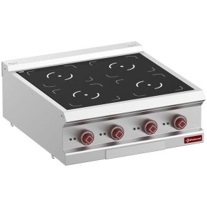 Electric range, 4 inductions zones - Top -