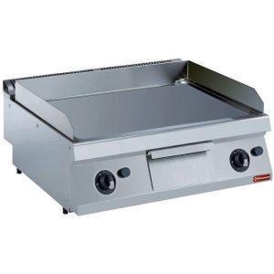 Gas cooking plate, smooth, hard chrome plated -TOP-