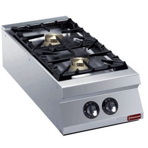 Gas cooker 2 burners -TOP- "POWERFUL"